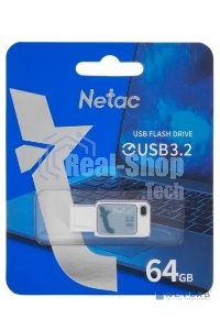 Флешка USB Netac UA31 64Gb NT03UA31N-064G-32BL, USB 3.2