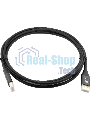 Кабель аудио-видео Cactus CS-DP-DP-1.4-3 DisplayPort (m)/DisplayPort (m) 3м. позолоч.конт. черный
