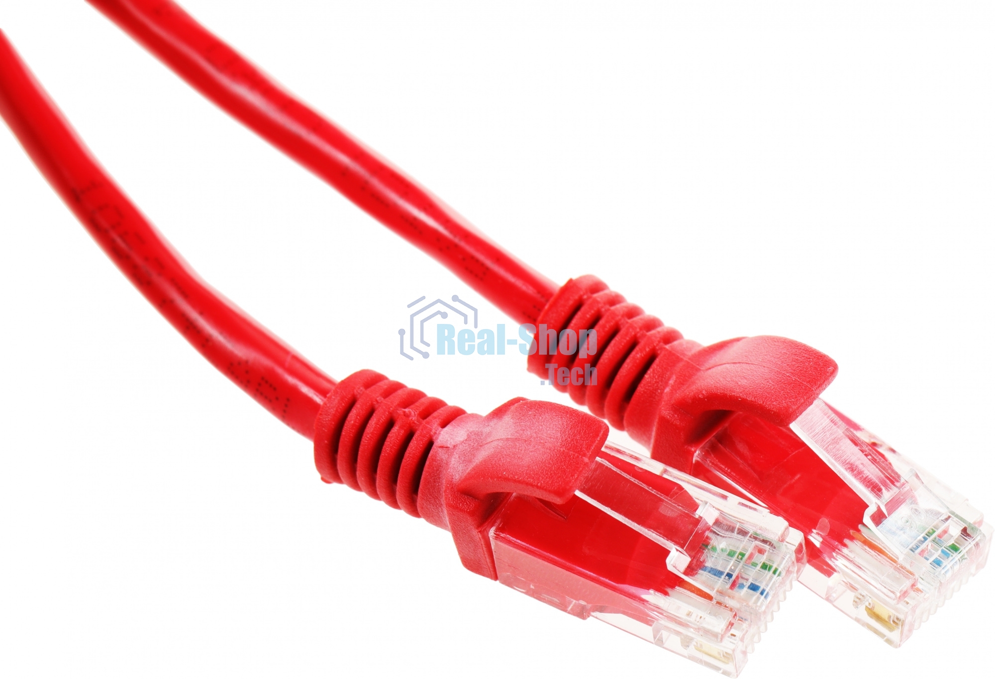 Патч-корд UTP Cablexpert cat.5e, 2м, литой, многожильный, красный