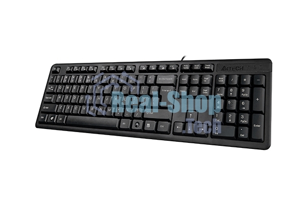 Клавиатура проводная A4Tech KK-3, USB, черный