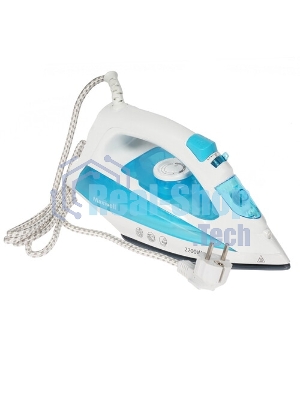 Утюг Maxwell MW-3055B белый/голубой 2200W