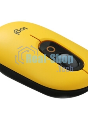 Мышь беспроводная Logitech POP Mouse желтый, 4000 dpi, Bluetooth, кнопки - 4