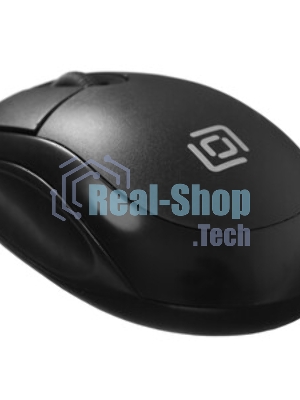 Мышь проводная Oklick 105S черный, 800 dpi, USB, кнопки - 3