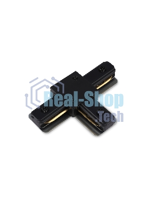 GL7168 BK черный матовый коннектор Т-образный для однофазного шинопровода Standard 220V NEW 105*70*20