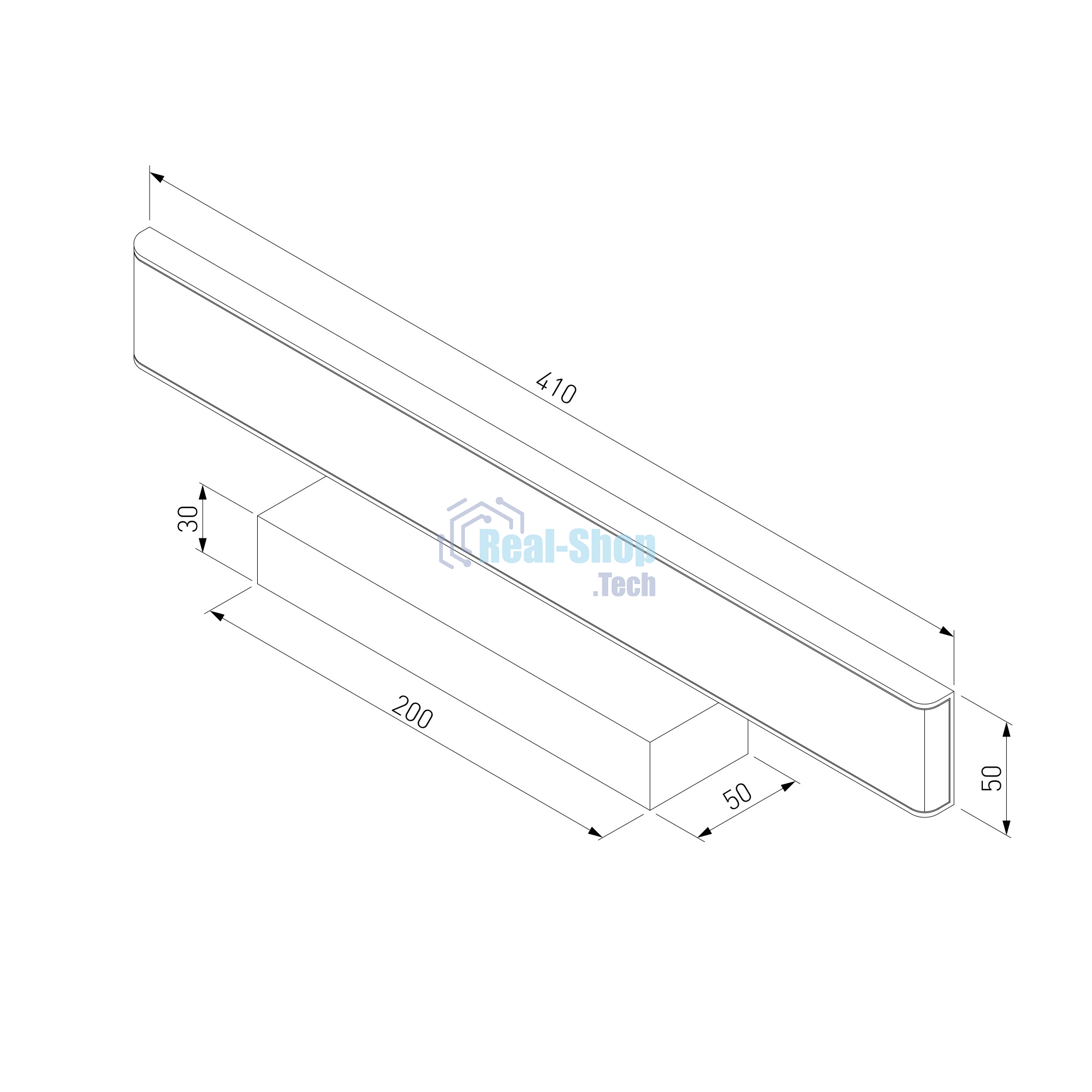 Светильник Elektrostandard настенный Sankara LED белая a038372