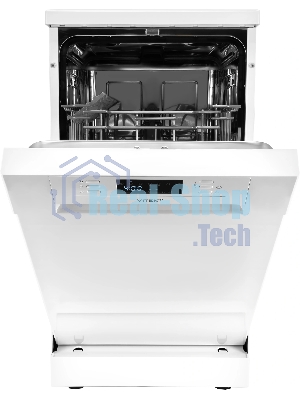 Посудомоечная машина Vitek VT-DF415, белый, 45 см, 9 компл., сушка конденсационная, 49 дБ, класс A+