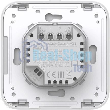 Умный терморегулятор для теплого пола Aqara W500 белый (UT-A01D)