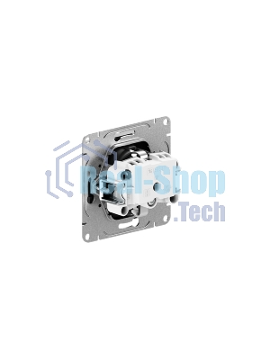 Механизм розетки EKF Эпика UP1-SOB-110 16А, с заземлением, без шторок, черный