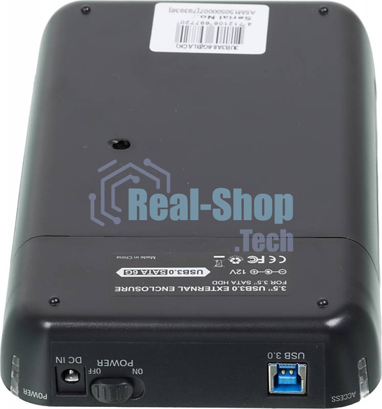 Внешний корпус для HDD AgeStar 3UB3A8-6G SATA II пластик/алюминий черный 3.5