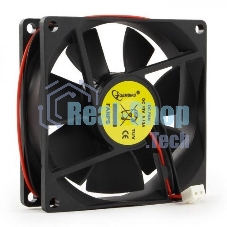 Вентилятор для корпуса Gembird FANPS черный, 80 мм, 2600 об/мин, 27 дБ, 2 pin