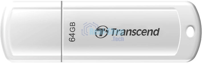 Флешка USB Transcend JetFlash 730 (TS64GJF730), 64Gb, USB 3.0, R/W 80/25, белый