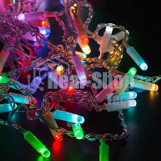 Гирлянда Neon-night Айсикл (бахрома) светодиодный, 4,8 х 0,6 м, прозрачный провод, 230 В, диоды RGB, 176 LED