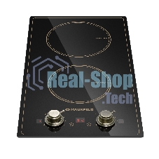 Индукционная варочная панель Maunfeld CVI292MBKBR, конфорок: 2 шт., стеклокерамика, независимая, черный