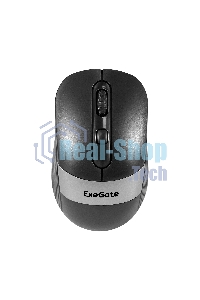 Мышь беспроводная ExeGate Professional Standard FG-10 черный, 1200 dpi, радиоканал, USB, кнопки - 4