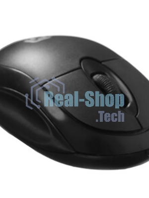 Мышь проводная Oklick 105S черный, 800 dpi, USB, кнопки - 3
