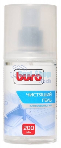 Чистящий набор (салфетки + гель) Buro BU-Gsurface (салфетка и гель) для поверхностей 200 мл