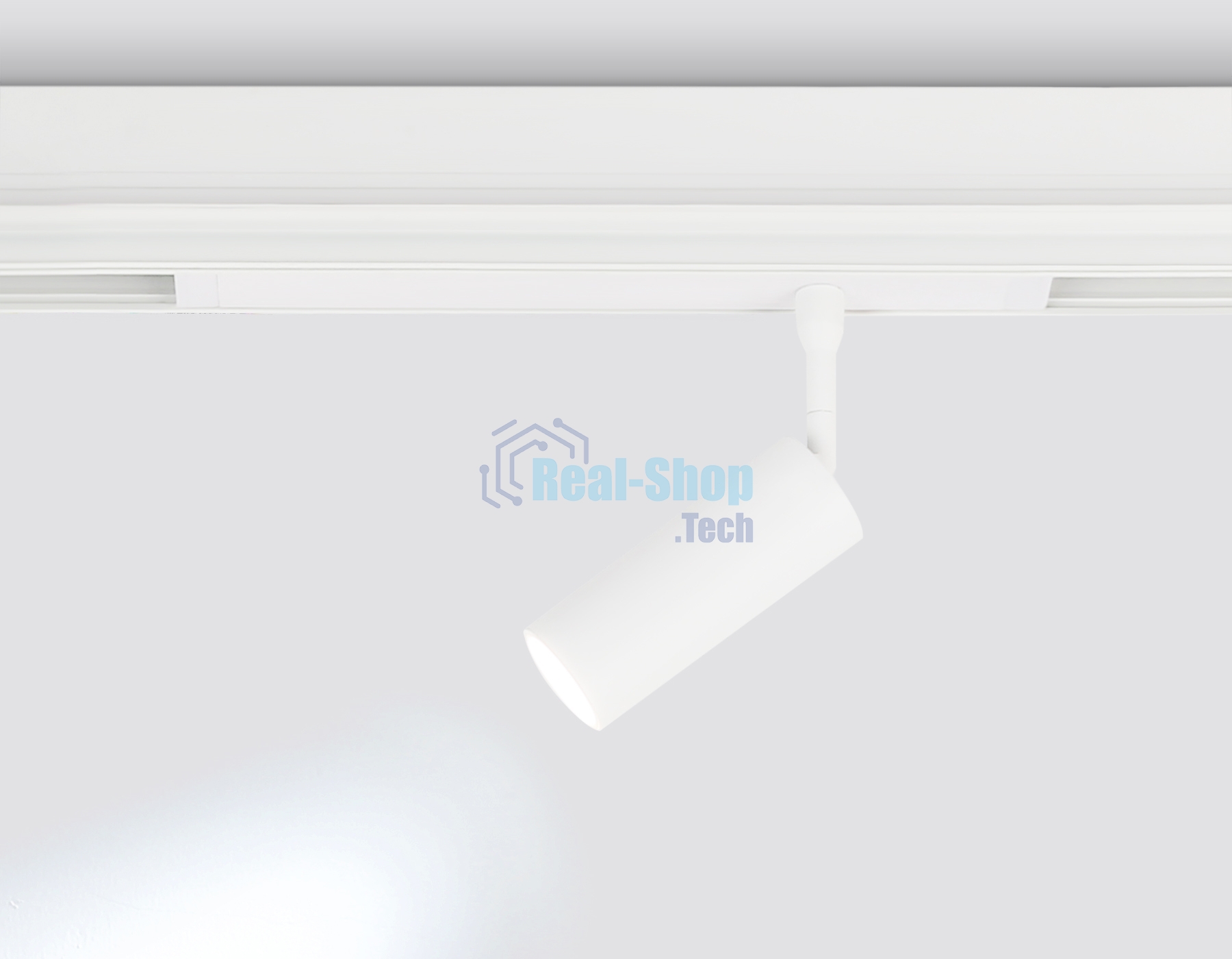 Управляемый светодиодный светильник для шинопровода Magnetic Ambrella light GL1201 WH белый IP20 7W 3000K-6400K 220V 36° D35*80 (Без ПДУ)