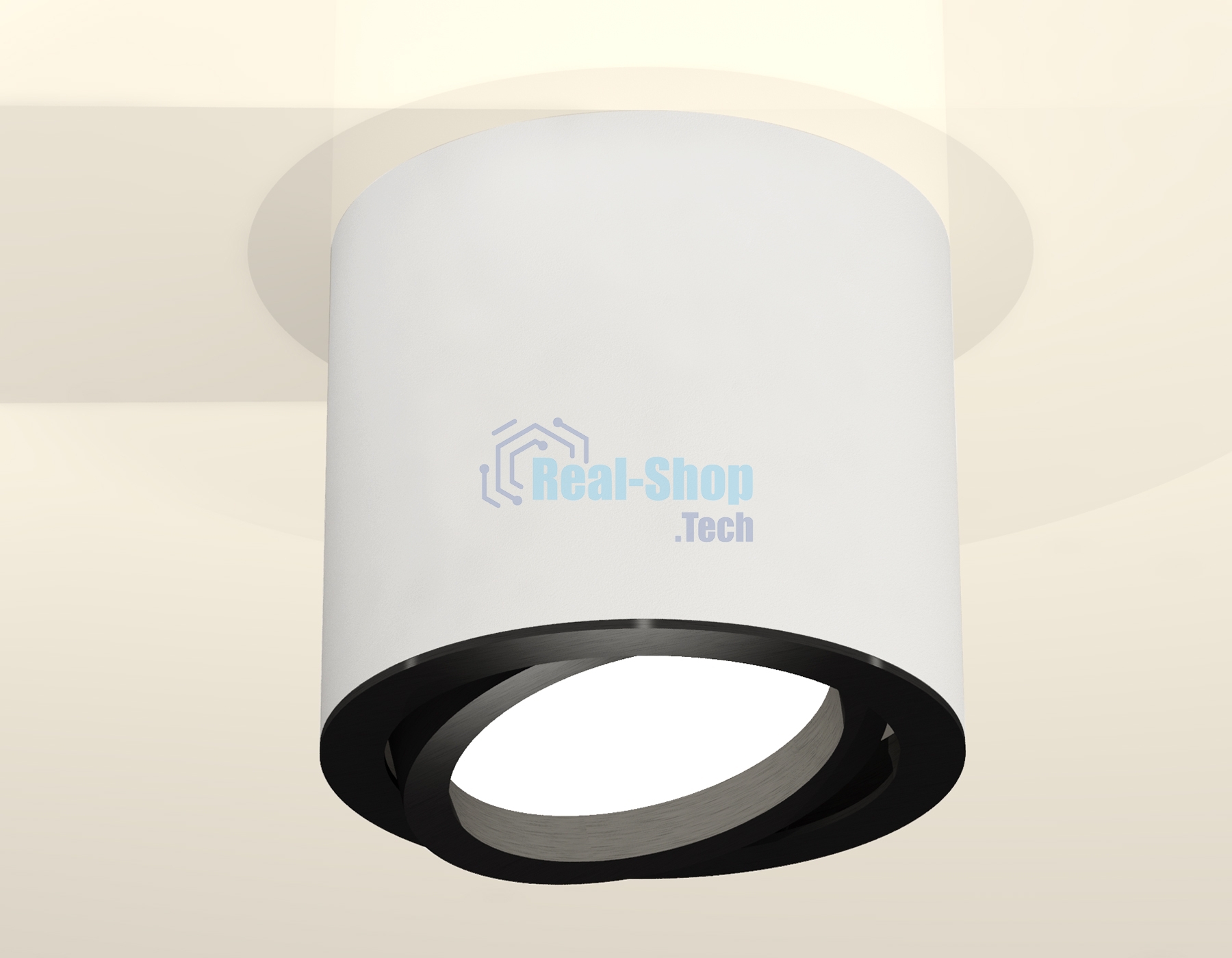 Светильник Ambrella Light XS7401002 SWH/PBK белый песок/черный полированный MR16 GU5.3 (C7401, N7002)