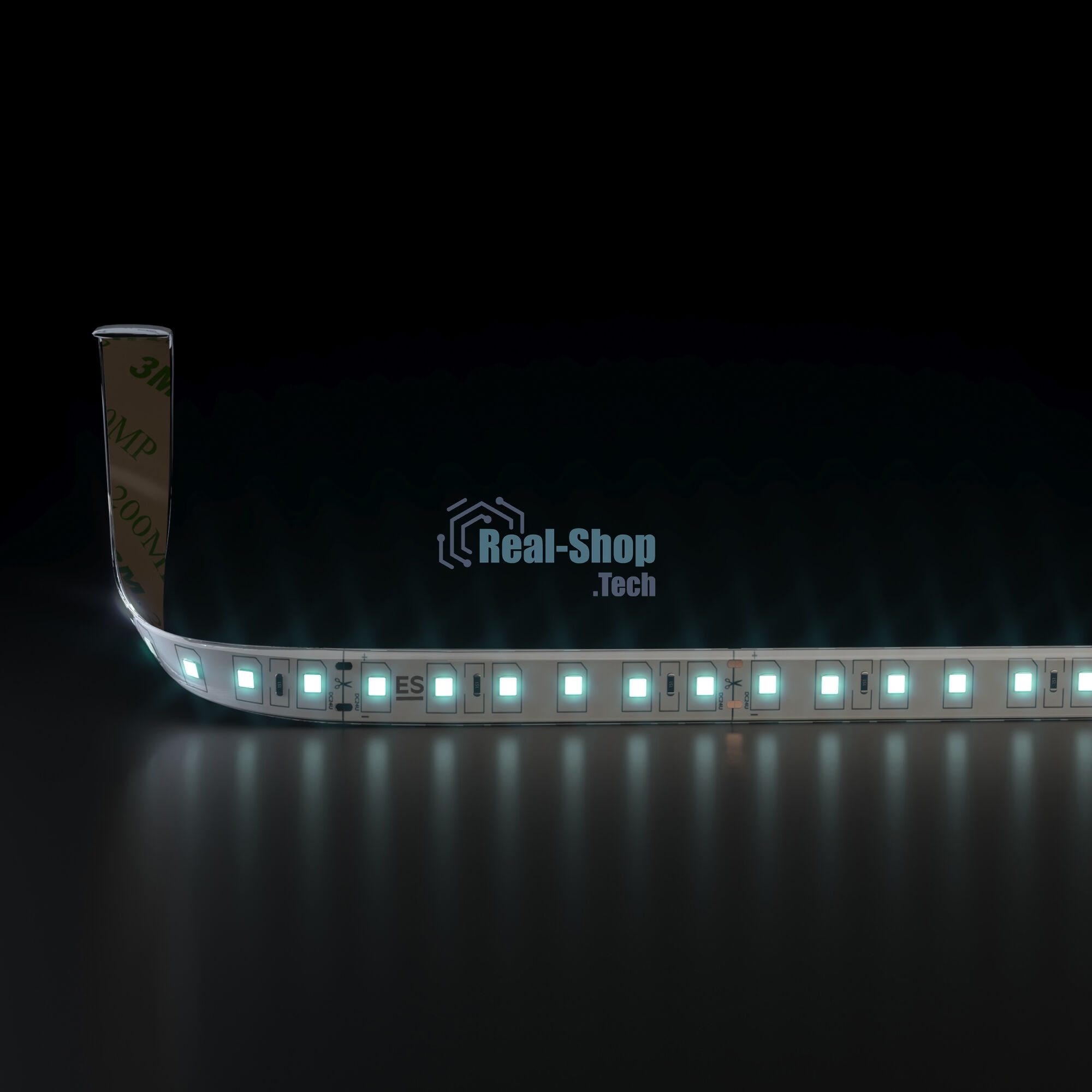 Лента светодиодная 2835 24V 120Led 9,6W IP65 / 120Led 9,6W IP65 6500K холодный белый