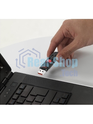 Флешка USB Sandisk CZ600 Cruzer Glide (SDCZ600-032G-G35), 32Gb, USB 3.0, R/W 100/20, черный