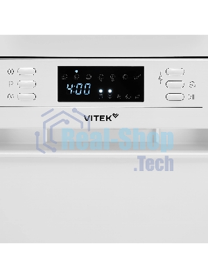 Посудомоечная машина Vitek VT-DF415, белый, 45 см, 9 компл., сушка конденсационная, 49 дБ, класс A+