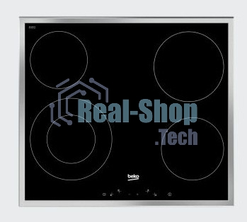 Встраиваемая электрическая варочная поверхность Beko HIC 64402 X, черный