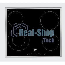 Встраиваемая электрическая варочная поверхность Beko HIC 64402 X, черный