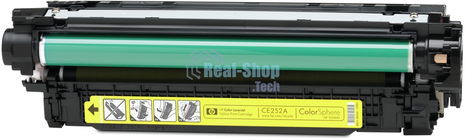 Картридж лазерный HP CE252A желтый для CLJ CM3530/CP3525 7000 стр.