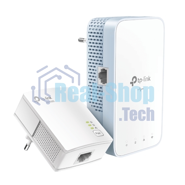 Комплект гигабитных TP-Link Wi‑Fi Powerline адаптеров AV1000 Gigabit Powerline ac Wi-Fi Kit, Dual band 802.11ac Wi-Fi - AC750 dual band Wi-Fi (433Mbps on 5GHz & 300Mbps on 2.4GHz)(TL-WPA7517 & TL-PA7017)