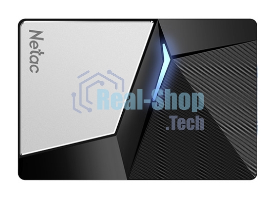 Внешний SSD Netac Z7S, 480 Gb, USB 3.2 Gen 2 Type-C, R/W 550/480, черный