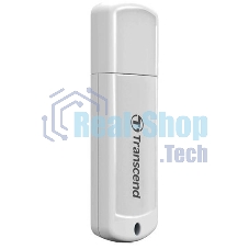 Флешка USB Transcend JetFlash 370 (TS64GJF370), 64Gb, USB 2.0, R/W 25/10, белый