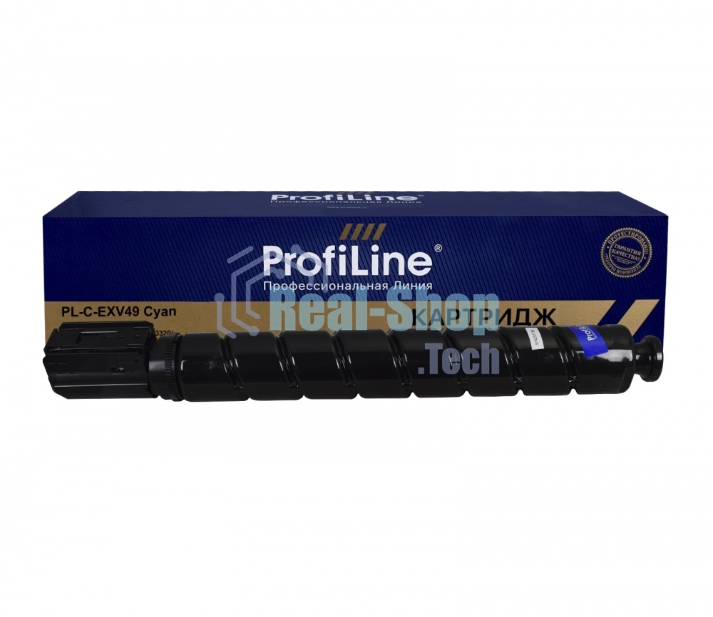 Картридж Тонер-туба ProfiLine PL-C-EXV49 для принтеров Canon ImageRunner ADV C3320/3320i/3325i/3330i/3520i/3525i/3530i Голубой 19000 копий