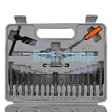 Набор метчиков и плашек Sparta м3-м12 40 предметов в пластиковом кейсе