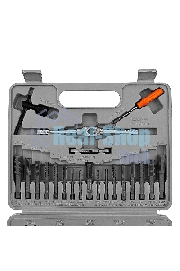 Набор метчиков и плашек Sparta м3-м12 40 предметов в пластиковом кейсе