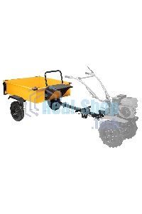 Прицеп для мотоблока Denzel TT-500, оцинк., груз. 500 кг, рег. сцепка, колеса 4.00-10, в упаковке