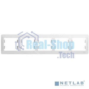 Рамка 5-м Glossa горизонт. бел. SchE GSL000105