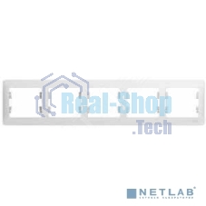 Рамка 5-м Glossa горизонт. бел. SchE GSL000105