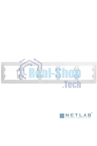 Рамка 5-м Glossa горизонт. бел. SchE GSL000105