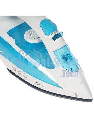Утюг Maxwell MW-3055B белый/голубой 2200W