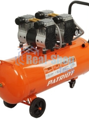 Компрессор поршневой безмасляный Patriot WO 80-360, 360 л/мин, 8 бар, 2200 Вт, 80 л, быстросъем и 