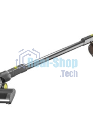 Пылесос вертикальный BRAYER BR4262 черный/желтый, питание от аккумулятора, 180 Вт, уборка сухая, пылесборник 1 л