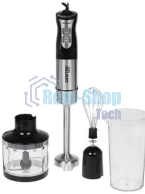 Блендер погружной Centek CT-1342 1400 Вт, черный/стальной