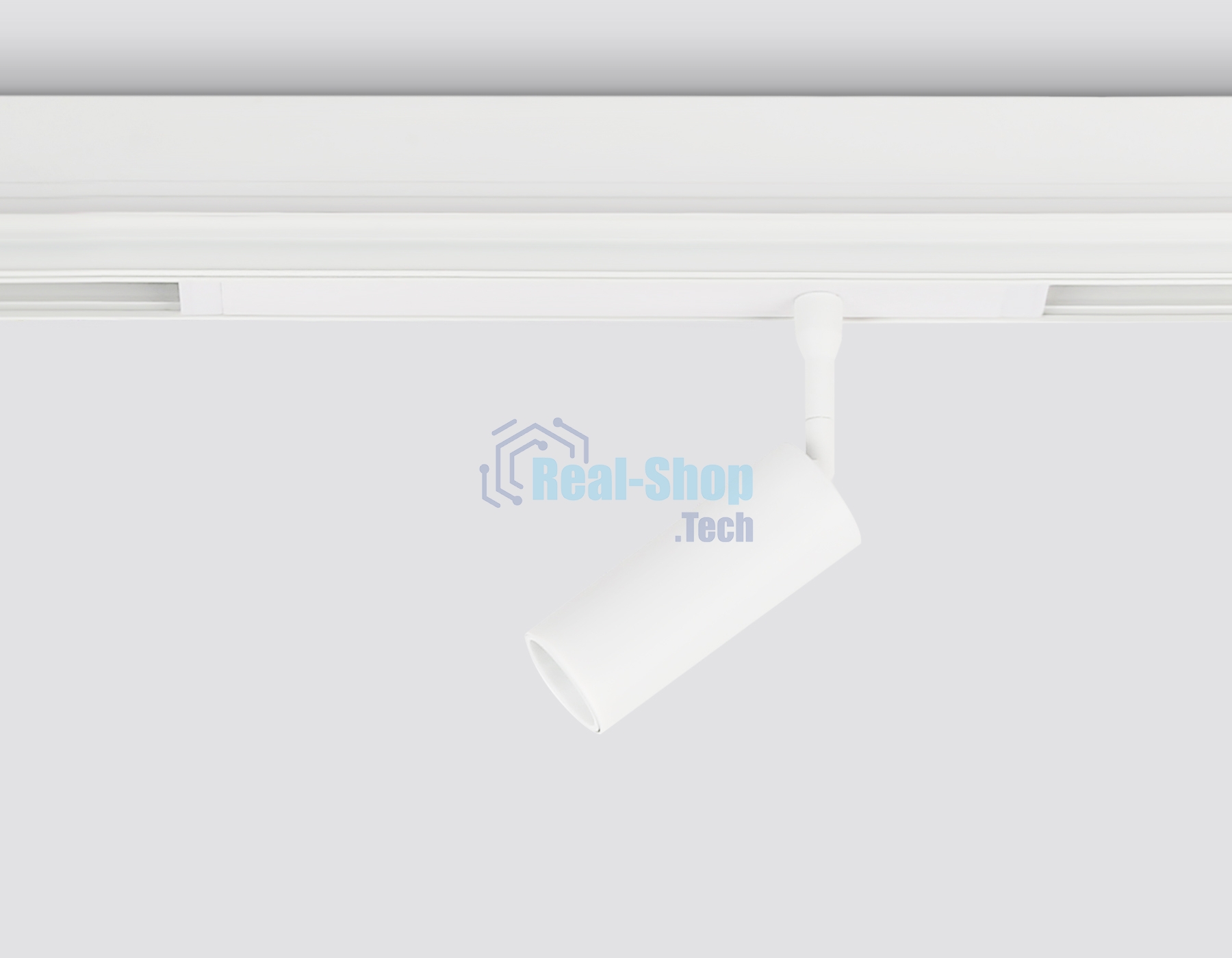 Управляемый светодиодный светильник для шинопровода Magnetic Ambrella light GL1201 WH белый IP20 7W 3000K-6400K 220V 36° D35*80 (Без ПДУ)