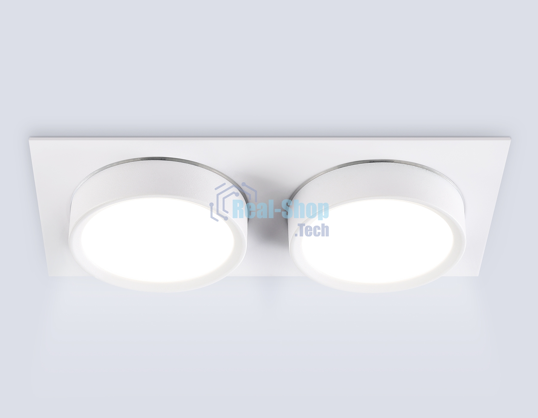 Светильник Ambrella light TN6741/2 WH белый IP44 GX53/2 210*110*57