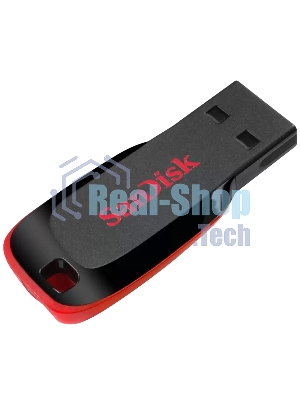 Флешка USB Sandisk CZ50 Cruzer Blade (SDCZ50-064G-B35), 64Gb, USB 2.0, R/W 15/4, черный/красный