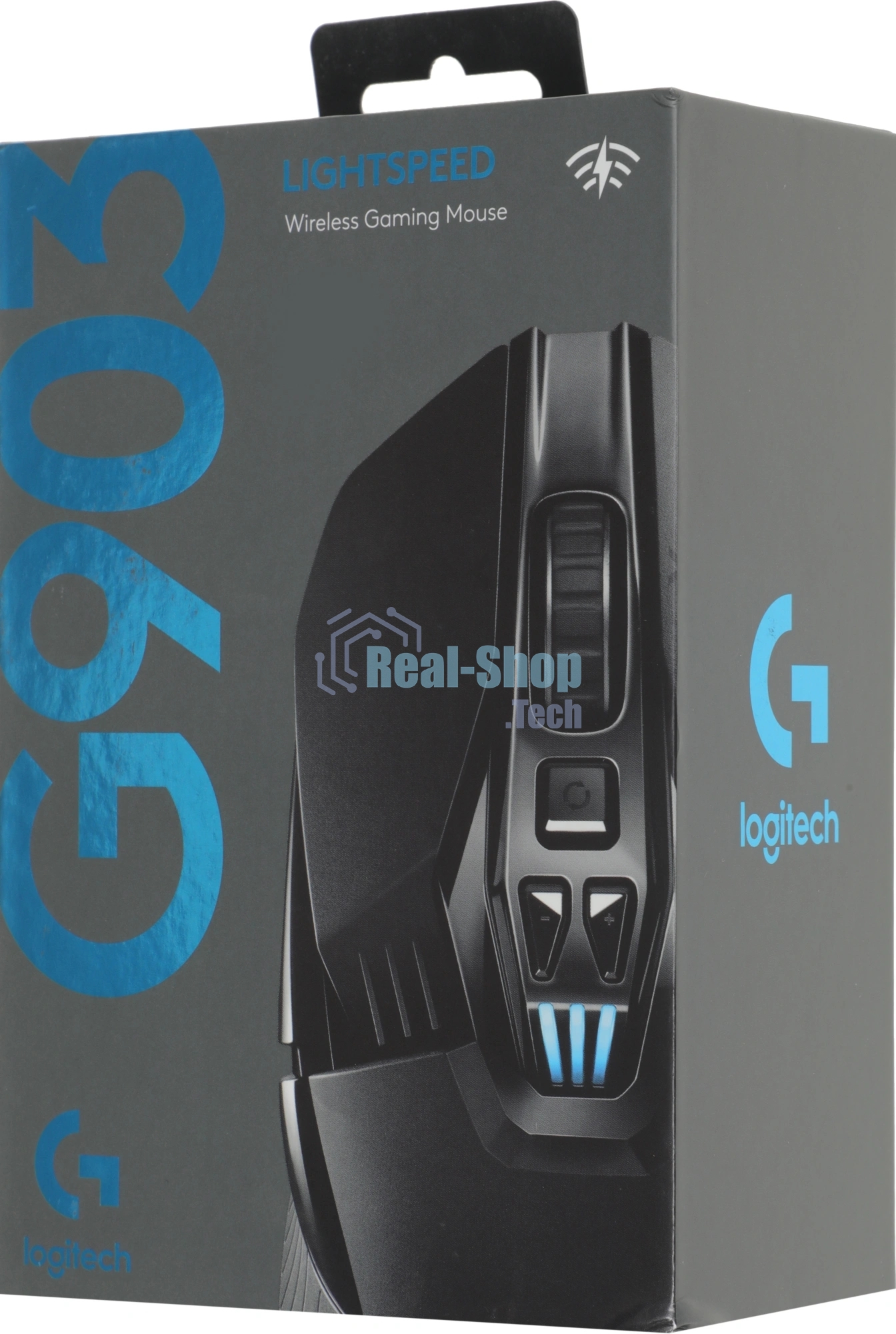 Мышь Logitech G903 LightSpeed Hero черный оптическая 25600dpi беспров. USB2.0 9but (910-005674)
