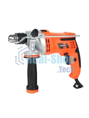 Дрель ударная PATRIOT FD 850hс ударом, мощность 850Вт, макс.диаметр 13мм, глубиномер + доп. ручка