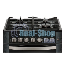 Плита комбинированная Gefest ПГЭ 6502-02 0044 черный, конфорок 4 газовых, духовка 52 л, 60 см x 85 см x 60 см