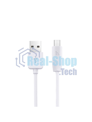 Кабель USB 2.0 HOCO X1, АM/Type-C M, белый, 1м