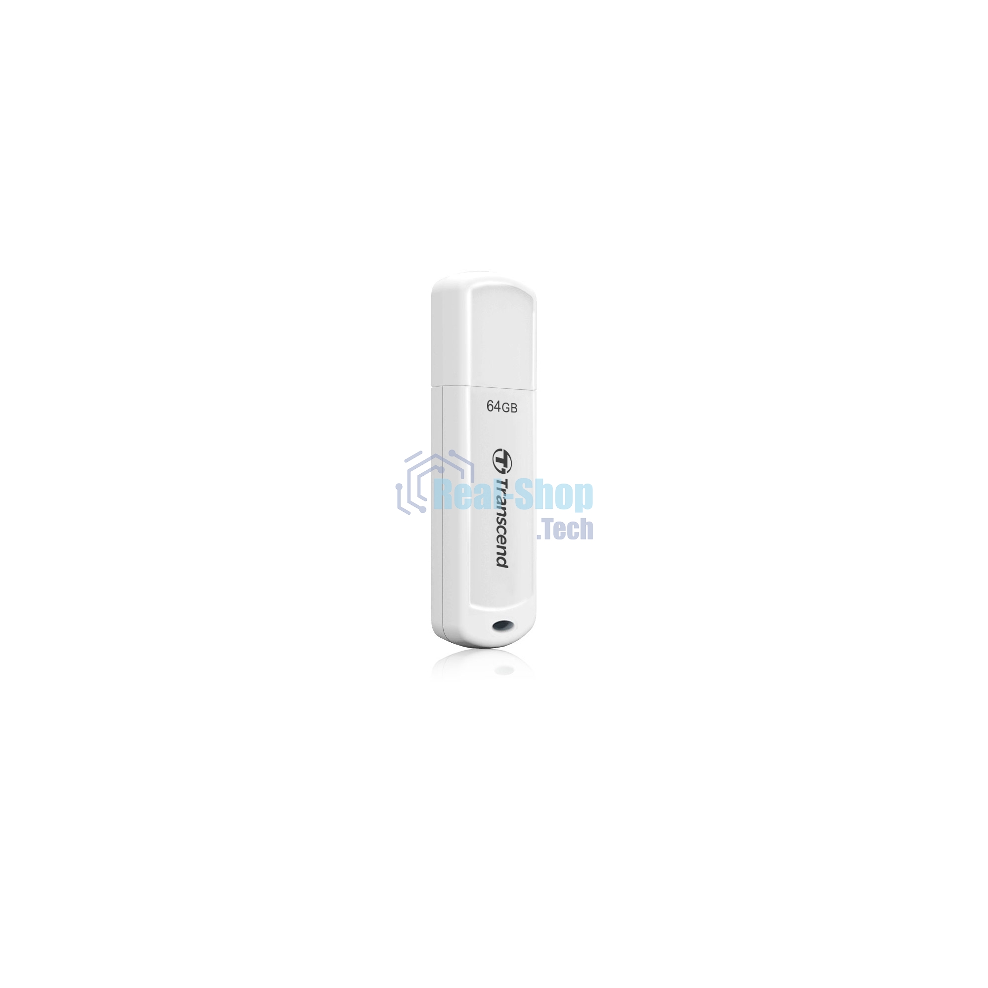 Флешка USB Transcend JetFlash 730 (TS64GJF730), 64Gb, USB 3.0, R/W 80/25, белый